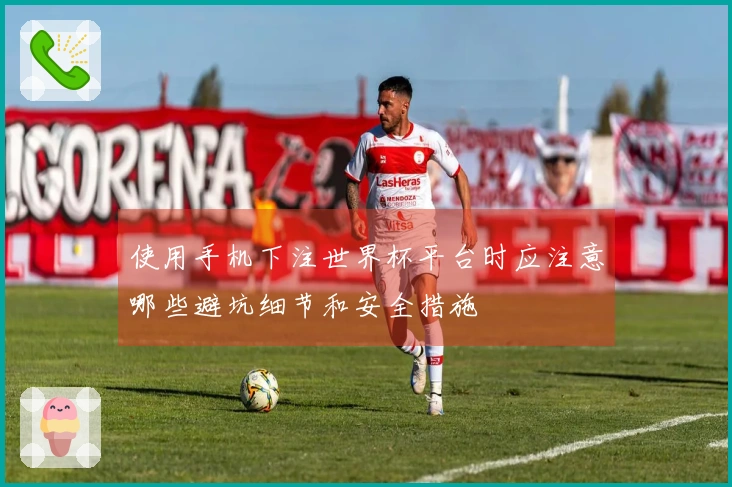 使用手机下注世界杯平台时应注意哪些避坑细节和安全措施